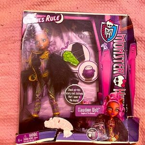 NIB Monster High Ghouls Rule Clawdeen Wolf, As Is